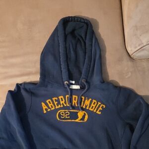 Abercrombie & Fitch Blue Muscle Hoodie